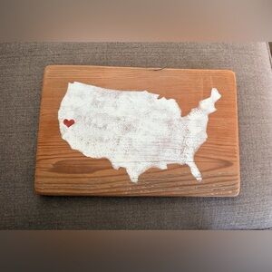 California Love/USA Map Wall Decor